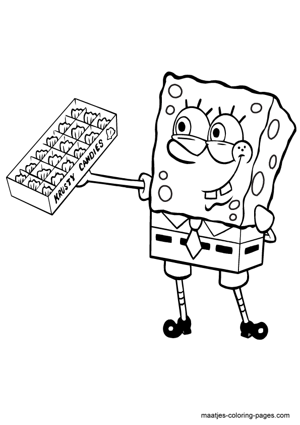 Sponge Bob kolorowanki
